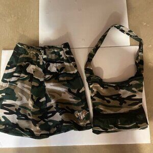 Women’s Camouflage Shorts and Matching Bag